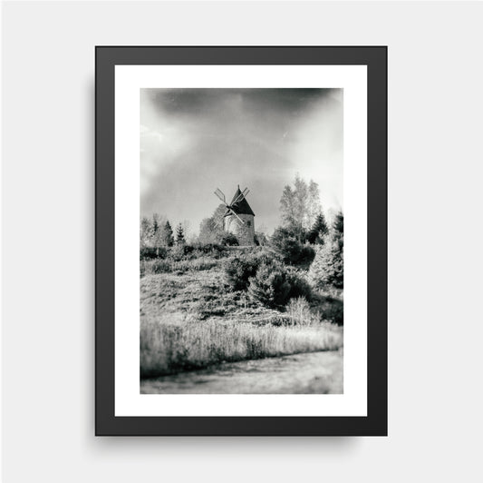 The Windmill Hill, Black and White photography
