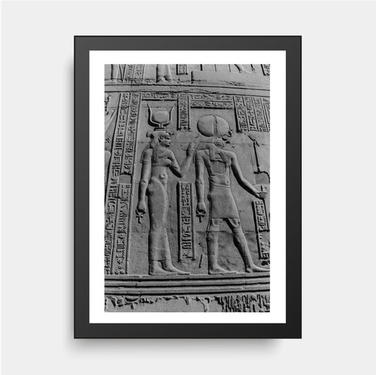 Isis & Horus Hieroglyphs, Egyptian Art, Egypt, Egyptian Archeology, Egyptian Gods