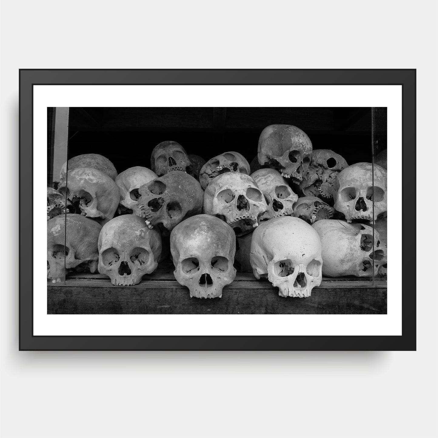 Killing Fields Memorial Site, Skulls, Cambodia