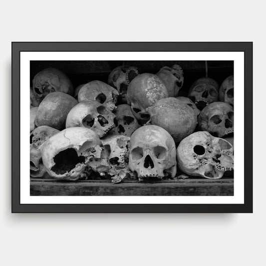 Remains of the Dead, Skulls, Memorial, Cambodia